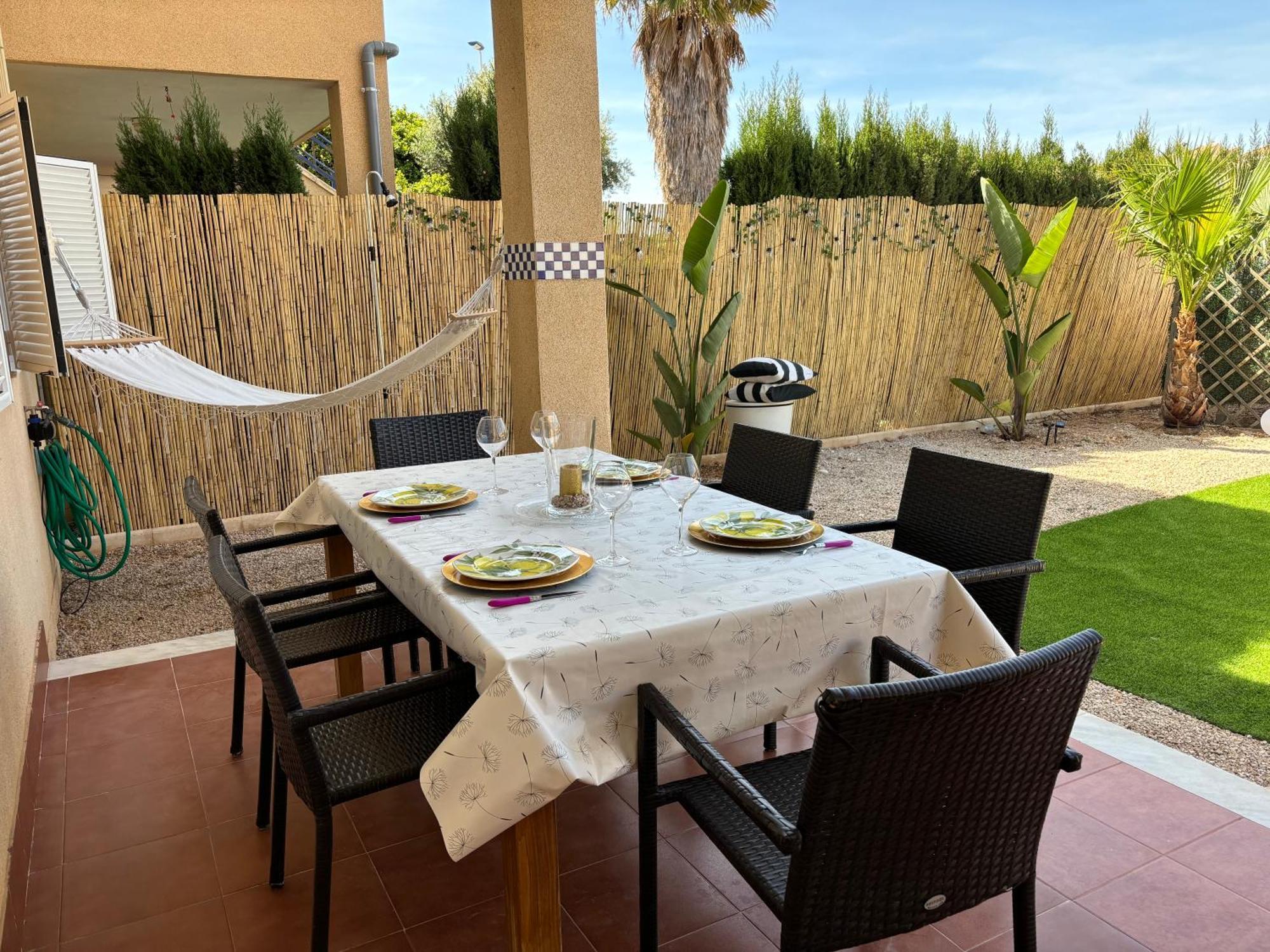 Preciosa Casita Boho Chic En La Playa Villa Gran Alacant Eksteriør billede